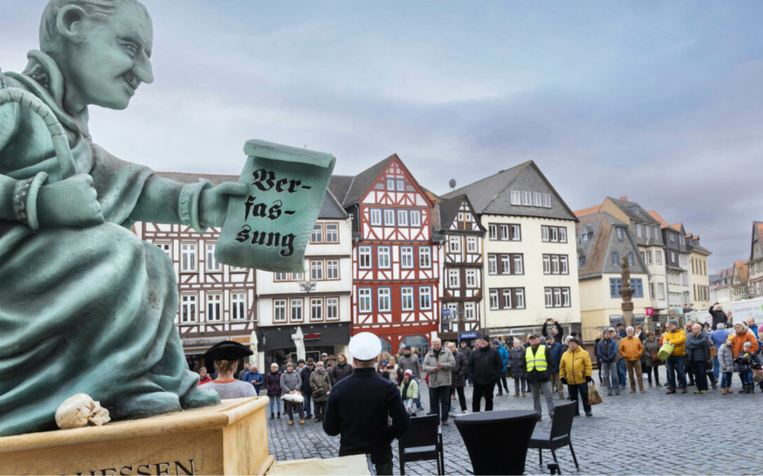 Beitrag Demokratie-Theater auf dem Butzbacher Marktplatz